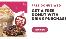 Free Donut with Drink Purchase